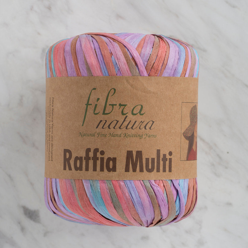 Fibra Natura Raffia Multi 35gr Ebruli Kağıt İp - 117-10